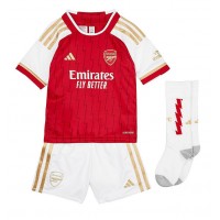 Fotballdrakt Barn Arsenal Declan Rice #41 Hjemmedraktsett 2023-24 Kortermet (+ Korte bukser)